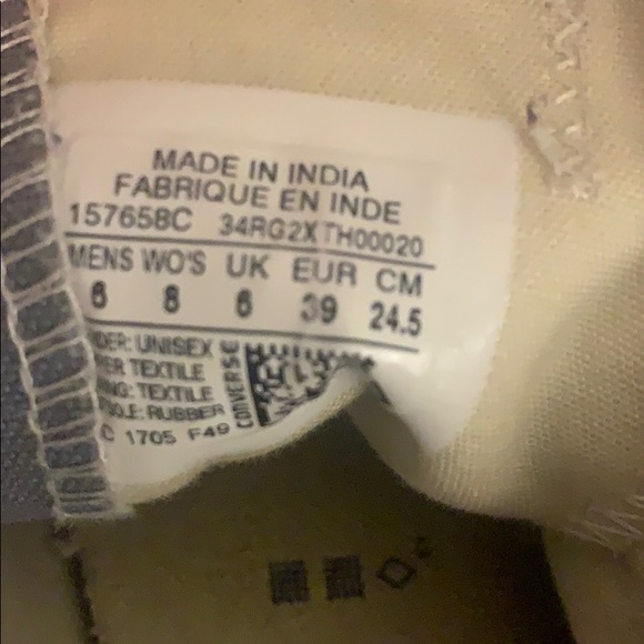 GREY CONVERSE SNEAKER - Picture 4 of 6